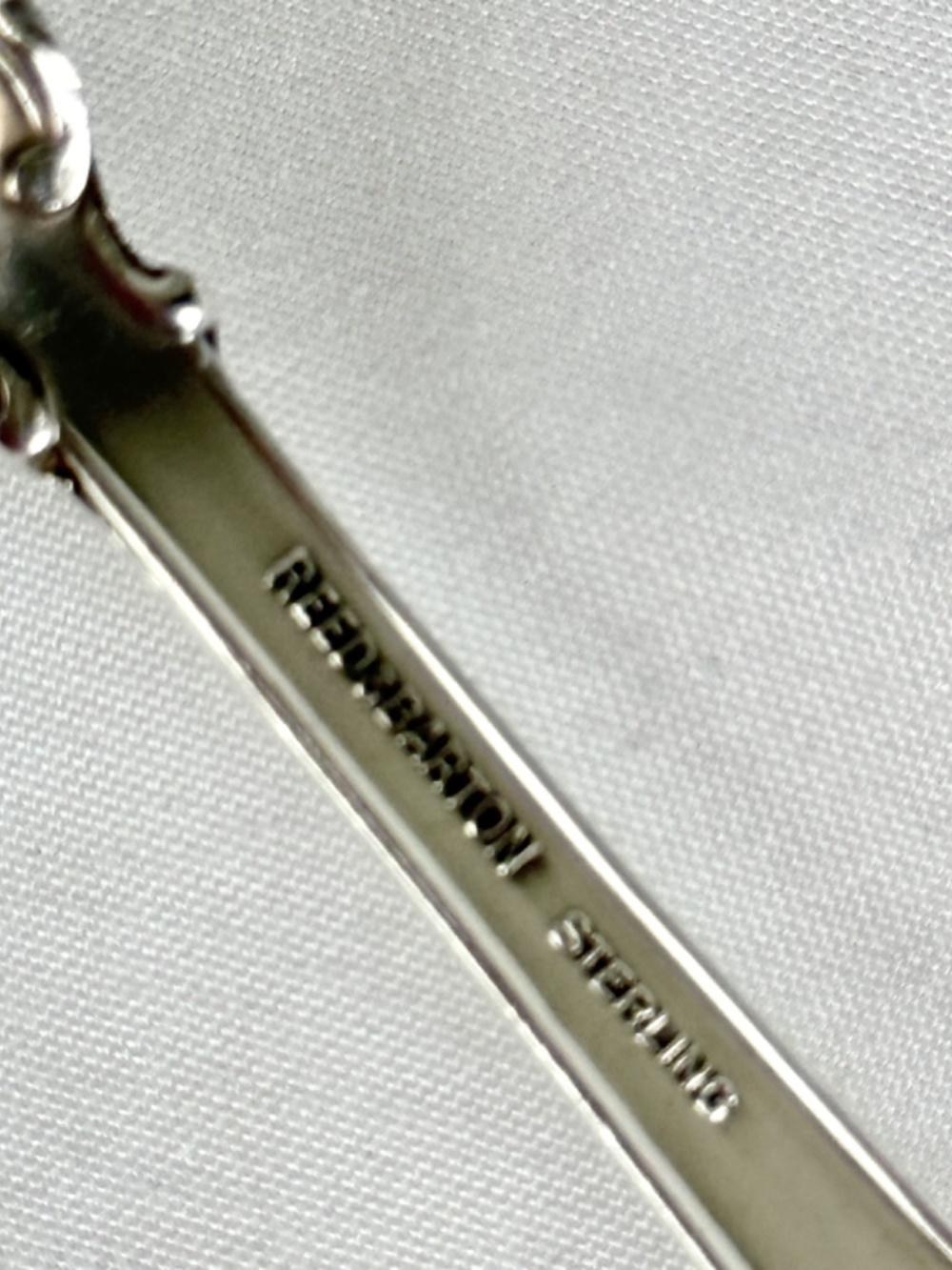 Vintage 1970s Grand Renaissance Sterling Silver Lg Meat Fork Reed and Barton - Picture 9 of 14